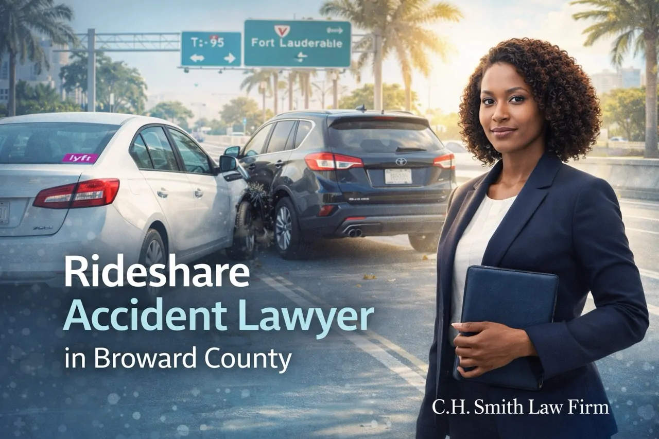 Rideshare Accident Lawyer in Broward County | CH Smith Law Firm