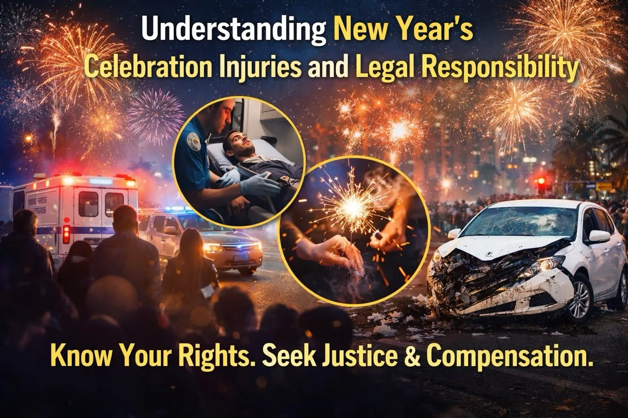 Common Injuries During New Year's Celebrations and Who Is Liable | Attorney Courtney Smith | Black Personal Injury Lawyer