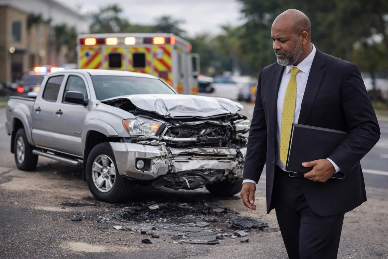 Sunrise Pickup Accident Lawyer | Attorney Courtney Smith | CH Smith Law Firm | Black African American Pickup Accident Lawyer