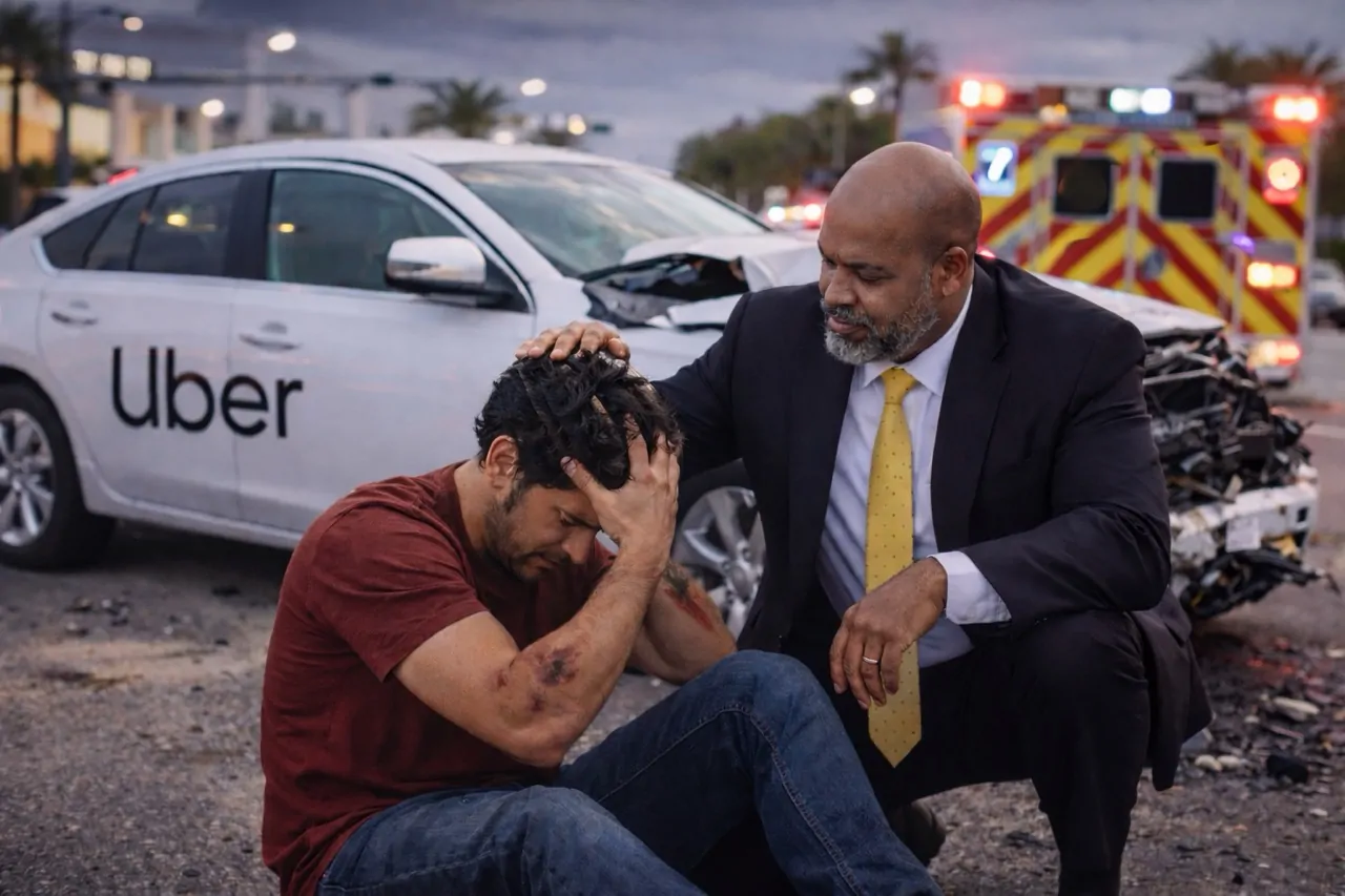 Uber Accident Lawyer in Sunrise | CH Smith Law Firm | Attorney Courtney Smith | Black Uber Accident Attorney