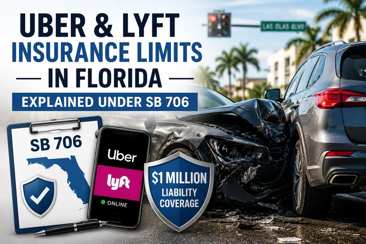 Uber Lyft Insurance Limits in Florida Explained Under SB 706