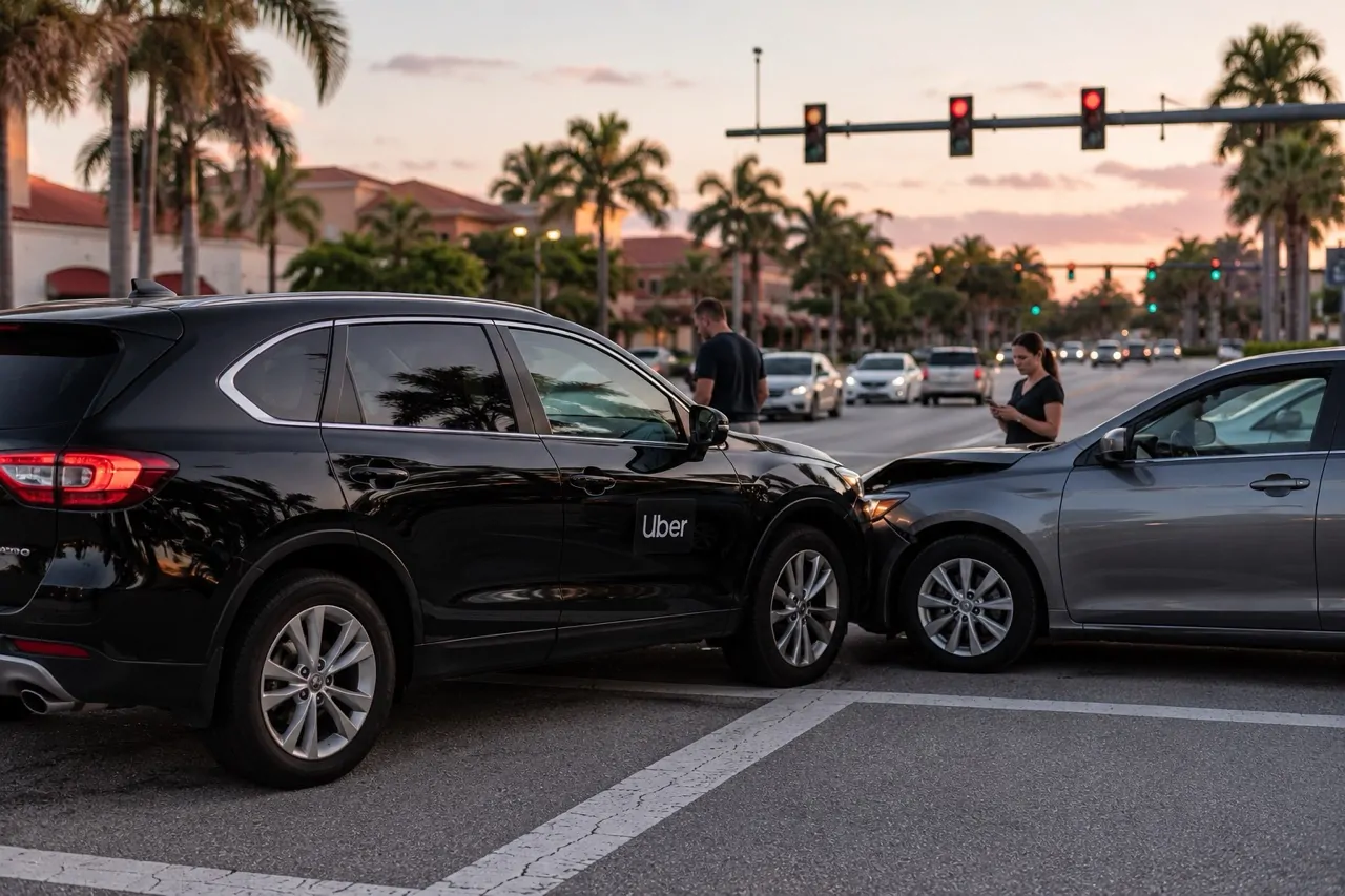 Weston rideshare accident lawyer