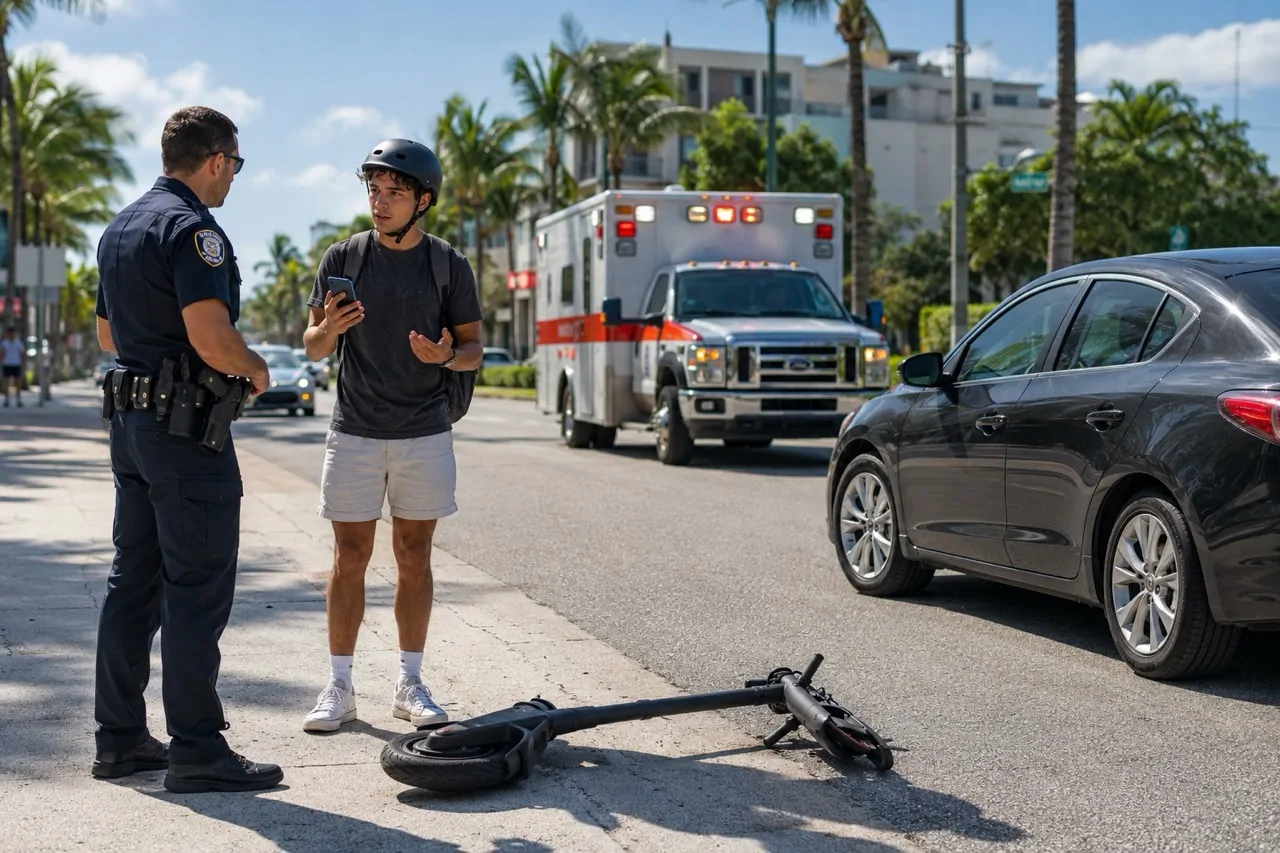 e-Scooter Accident in Deerfield Beach? Your Step-by-Step Action Plan